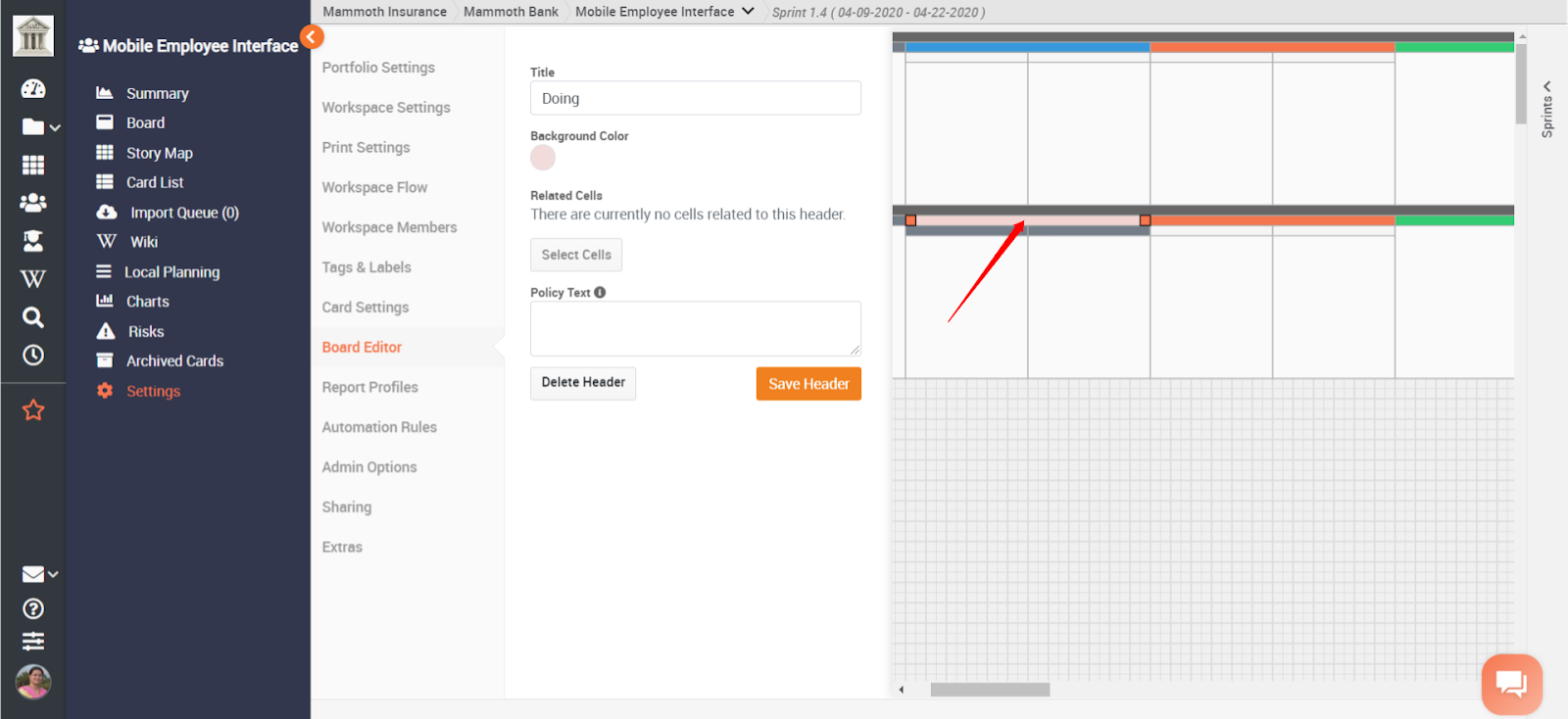 ScrumDo screenshot